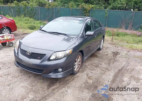 2009 Toyota Corolla S from USA, damaged, VIN 2T1BU40E39C085337